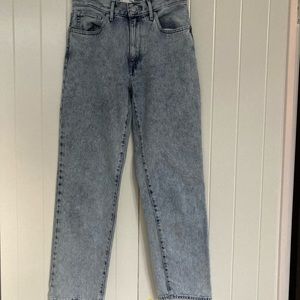 Aritzia - Wilfred Free Mom Jeans, Acid Wash